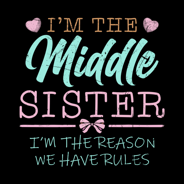 I'm The Middle Sister I Am Reason We Have Rules by American Woman