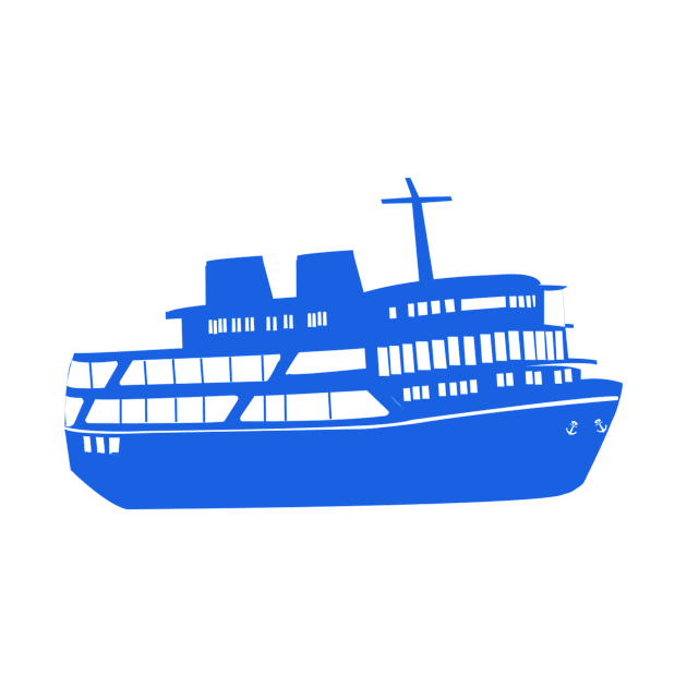 cruise ship by HBfunshirts