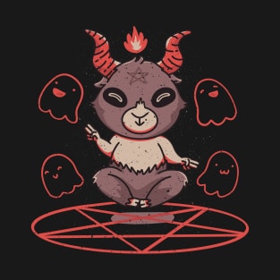 Cute Baphomet/ a Cute Depiction of Baphomet/ An Occult Deity Monsters T-Shirt