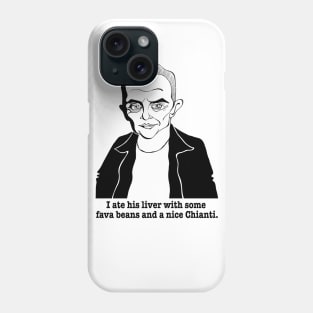 HANNIBAL LECTER FAN ART Phone Case