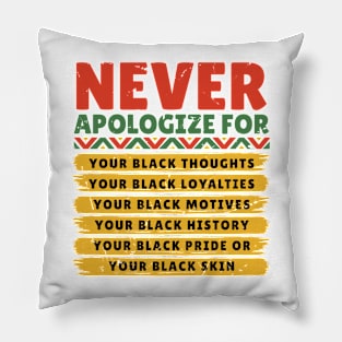 Black History - Typograph AL Pillow