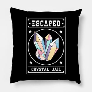 Escaped Crystal Jail Pillow