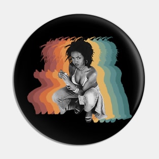 Lauryn Hill Vintage Rainbaow Pin