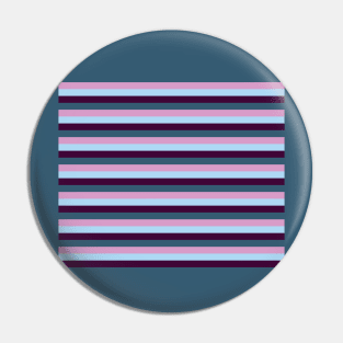 Vintage-Inspired Bold Horizontal Stripes Pin