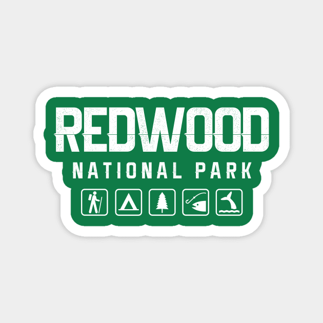 Redwood National Park, California Magnet by npmaps