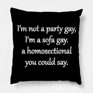 Homosectional T-shirt Pillow