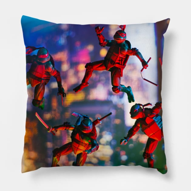 Teenage Mutant Ninja Turtles Pillow by Mikes Monsters