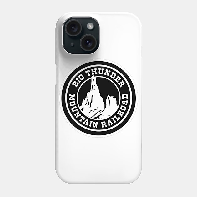 HeroThunderMountainBlack Phone Case by WdwRetro