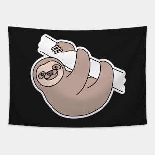 Sloth in cute Korean style Tapestry