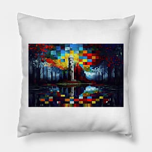 Mondrian Castle Pillow