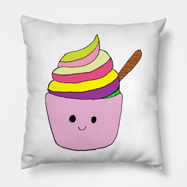 Frozen Yogurt Pillow by jhsells98