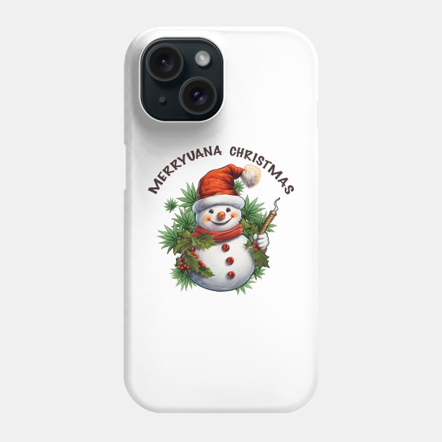 Merryjuana Christmas Phone Case by MZeeDesigns