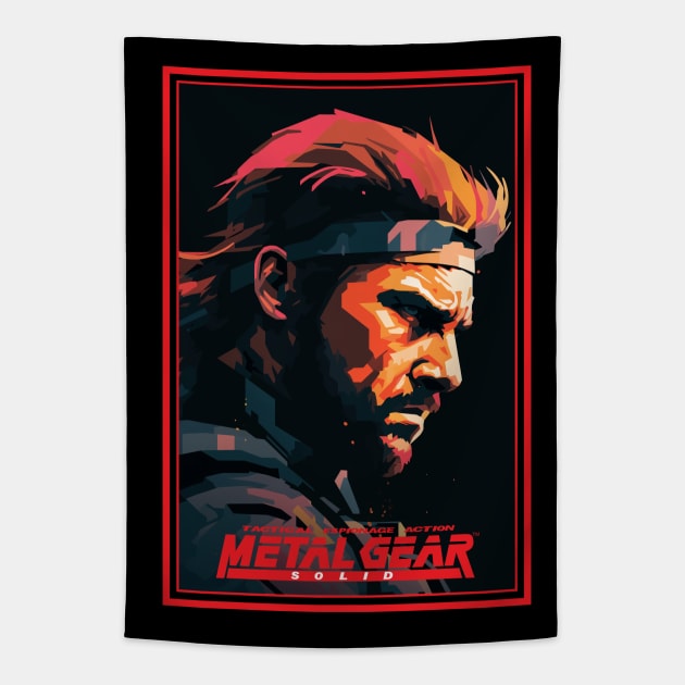 Snake - Metal Gear Solid Tapestry by NeonOverdrive