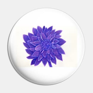 Purple Dahlia Pin