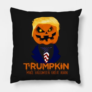 Halloween Trumpkin Make Halloween Great Again Gift T-Shirt Pillow