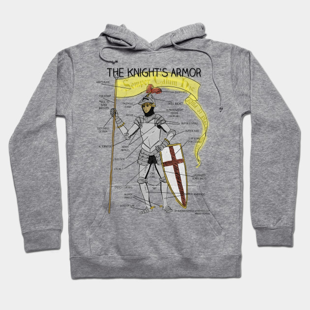 knight armour hoodie