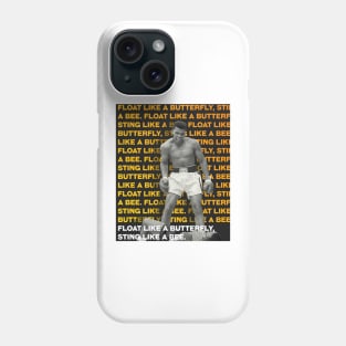 Muhammed Ali | Float like a butterfly, sting like a bee. Phone Case