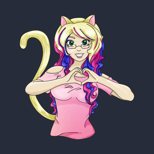 :3 <3  (Kitty Love) by Kitty's Sassy Shirts 