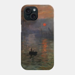 Impression, Sunrise by Claude Monet Phone Case