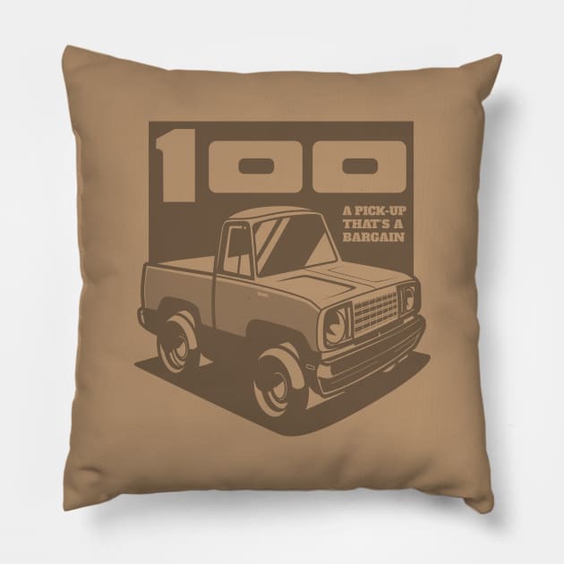 Light Tan - D-100 (1978 - White-Based - Ghost) Pillow by jepegdesign