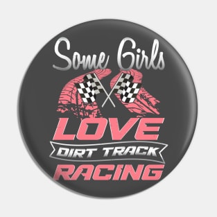 dirt track racing girl Pin