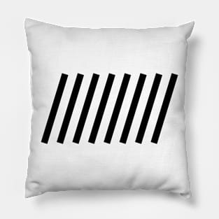 Black White Stripes #stylish #home #decor #buyart #cool #art #abstract Pillow