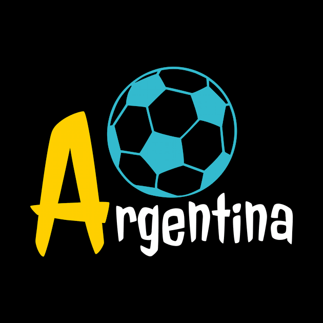 Argentina - Football T-shirt by StayStylish