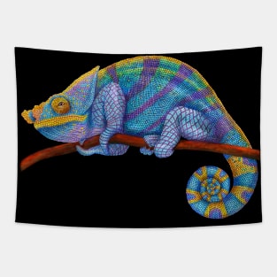 Panther Chameleon Tapestry