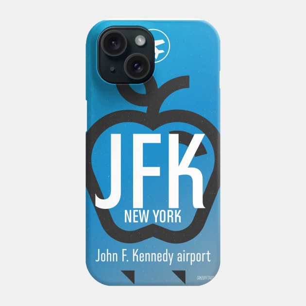 JFK blue Phone Case by Woohoo