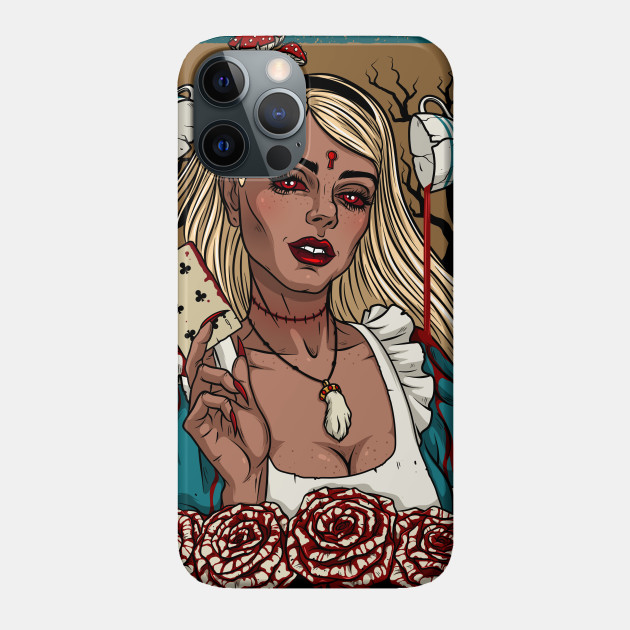 Creepy Alice - Alice In Wonderland - Phone Case