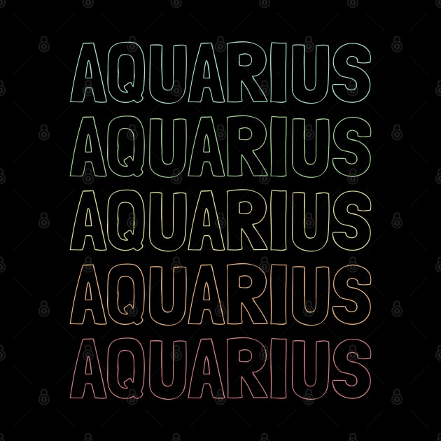 Aquarius Zodiac Pattern by Insert Name Here