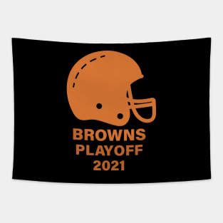 Browns Playoff Tapestry