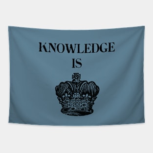 Knowledge Is King Tapestry