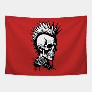 Skull Punk Tapestry