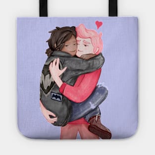 With Gary Prince and Marshall Lee .. it's cuddle time! Adventure Time / Fionna and Cake fan art Tote