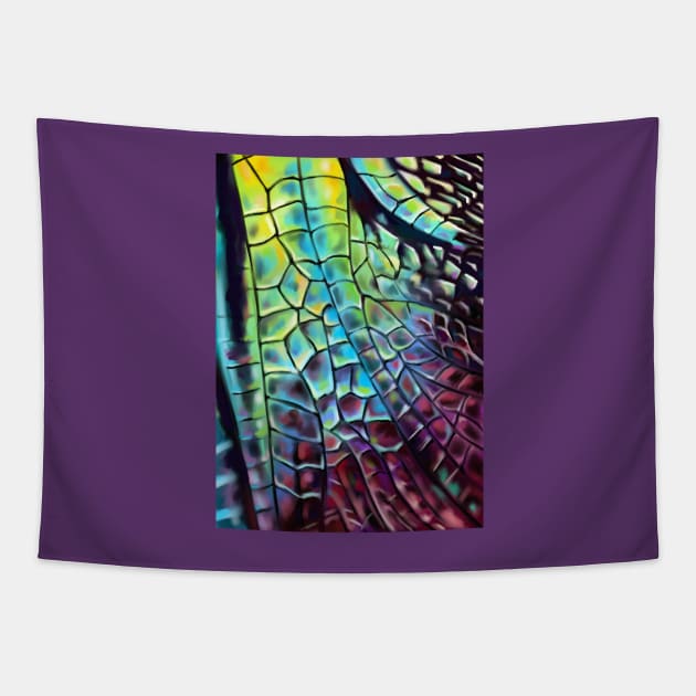 Dragonfly Wing Tapestry by little-ampharos