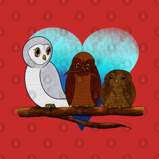 Little Owl Trios by ForsakenSky