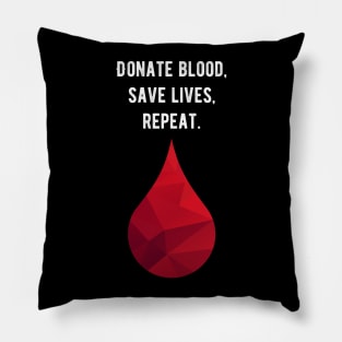 Donate Blood Pillow