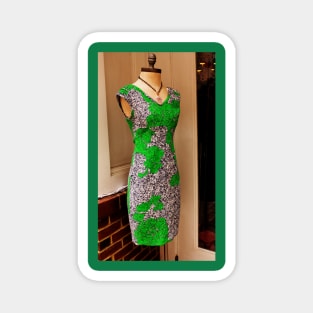 Green dress Magnet