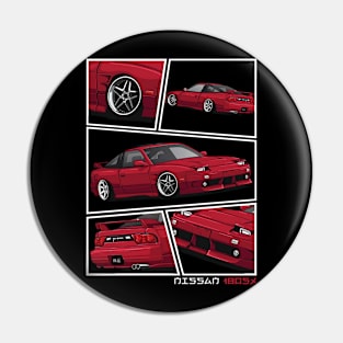 Nissan 180SX JDM Car Pin