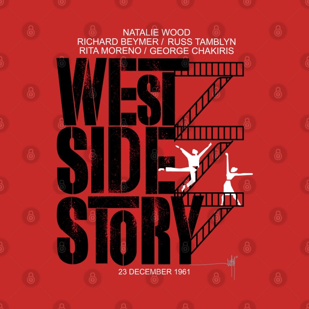 West Side Story T-shirt version by Jun Pagano