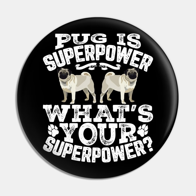 pug Pin by UniqueWorld