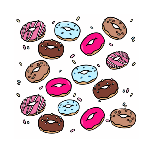 Donuts and sprinkles pattern T-Shirt