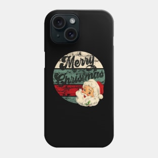 Vintage Santa Claus - Merry Christmas - Face Old Fashioned Phone Case