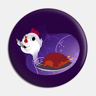 Ghost Chicken Pin