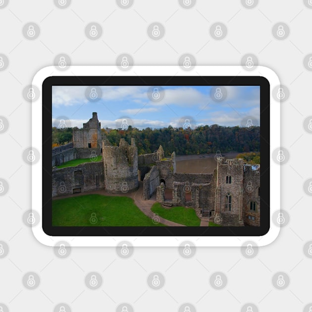 Chepstow castle, Wales Magnet by Graz-Photos