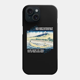 Path to the top of the mountain Phone Case