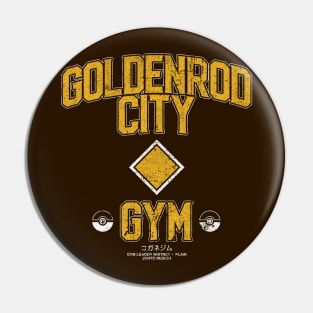 Goldenrod City Gym Pin