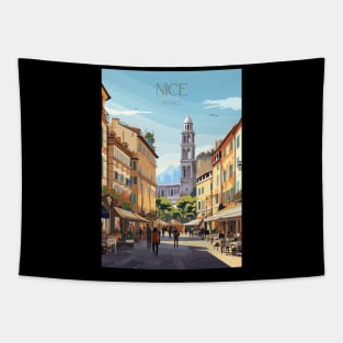 Nice France Travel Print Wall Art, Home Décor, Gift Art Tapestry