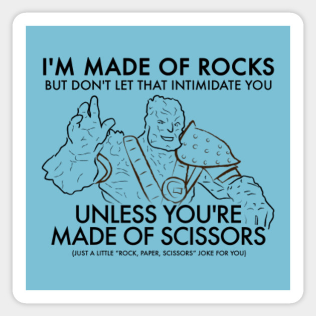 Korg Is Made Of Rocks Thor Ragnarok Marvel Autocollant Teepublic Fr